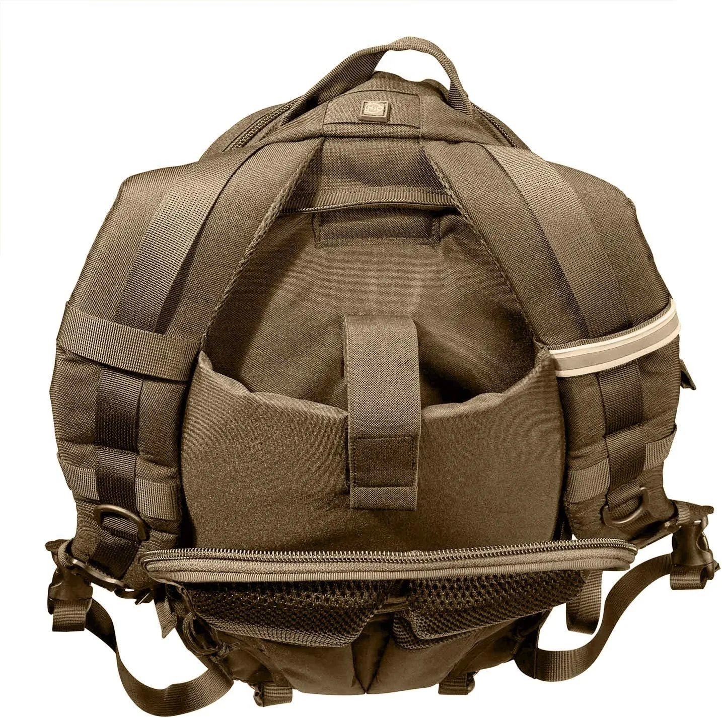 Beretta 29L Tactical High-Performance Medium-Sized Easy-Access DWR Backpack, Brown, Large
