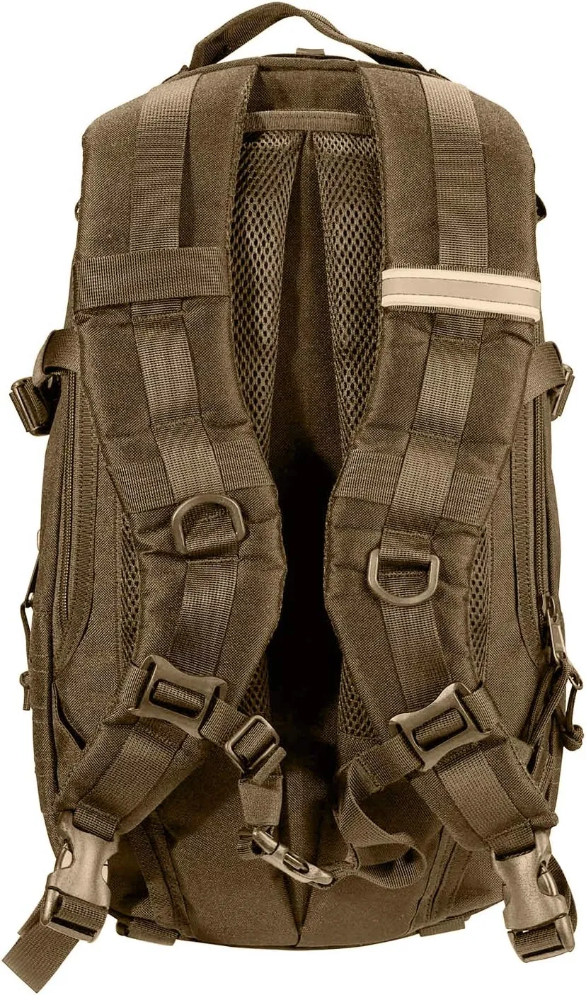 Beretta 29L Tactical High-Performance Medium-Sized Easy-Access DWR Backpack, Brown, Large