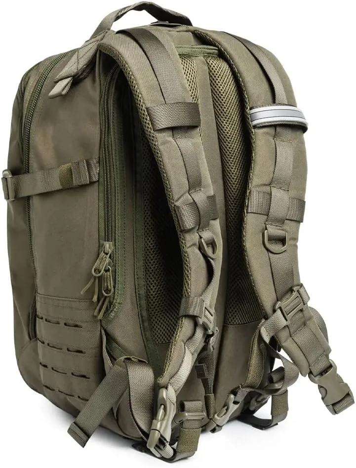 Beretta 29L Tactical High-Performance Medium-Sized Easy-Access DWR Backpack, Green Stone, Large