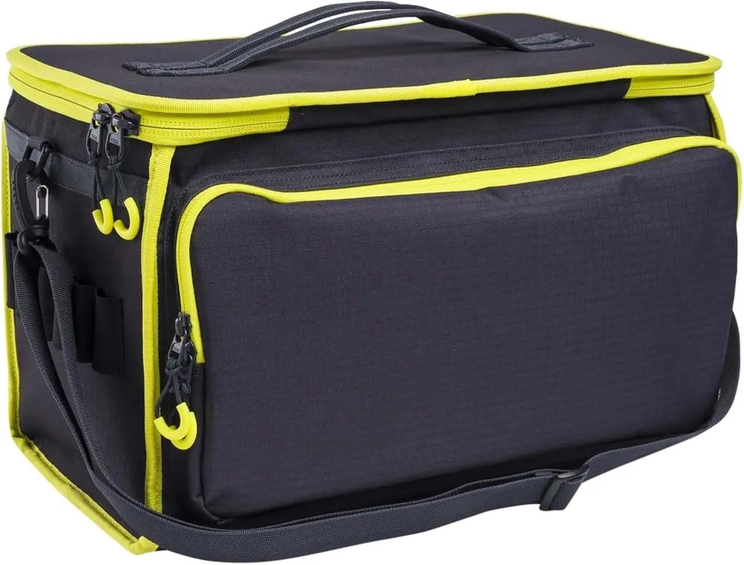 Beretta Challenge Durable Ripstop Lightweight Functional Versatile Outdoor Hunting Shooting Tactical Zippered Cartridge Bag with Convenient Carrying Handles, Ebony & Sulphur Spring