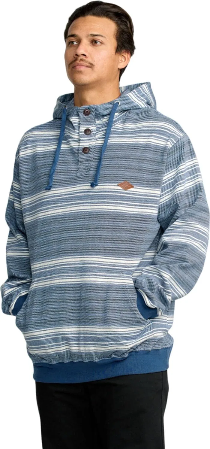 Billabong Men's Rancho Henley Pullover Hooded Flannel