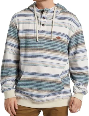 Billabong Men's Rancho Henley Pullover Hooded Flannel