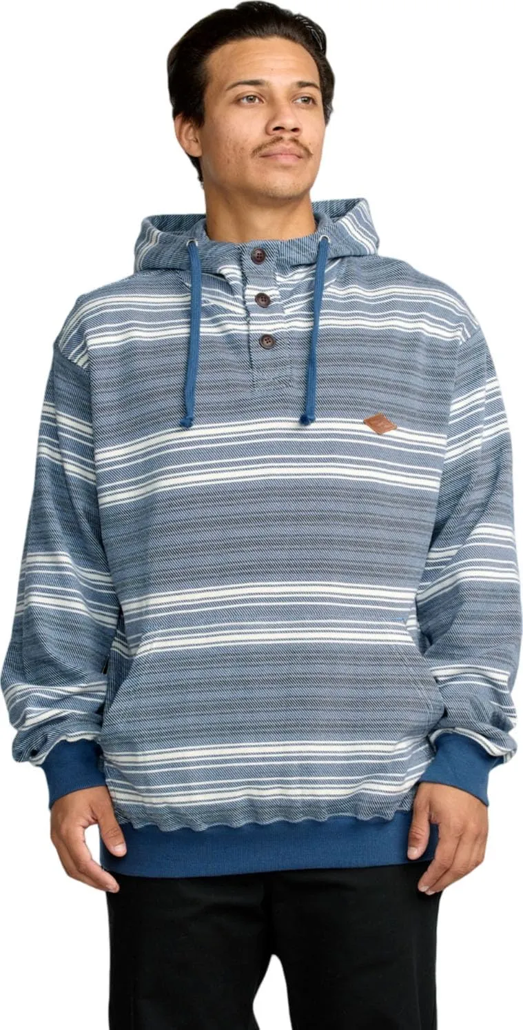 Billabong Men's Rancho Henley Pullover Hooded Flannel