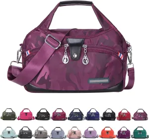 Blaciokamith Tote Bag, Soft Side Lightweight Underseat Tote Bag, Waterproof Oxford Cloth Shoulder, for Daily Traveling