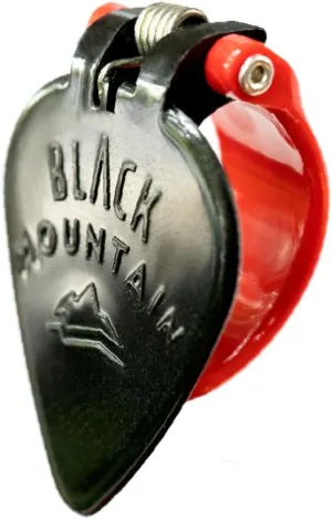 Black Mountain Heavy Gauge Thumb Picks for Acoustic Guitar, Electric Guitar, Ukulele, Banjo, and More - Spring Loaded Universal Fit for Medium to XL Thumbs - Premium Finger Picks