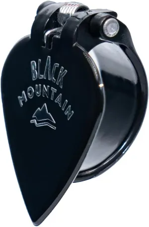 Black Mountain Jazz Tipped Thumb Picks for Acoustic Guitar, Electric Guitar, Ukulele, Banjo, and More - Spring Loaded Universal Fit for Medium to XL Thumbs - Premium Finger Picks