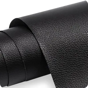 Black Self Adhesive Leather Repair Tape Patch Large Roll 27" x 118" 1/32” Thick. Natural Look. Durable Stretchy Strong Adhesive Cuttable for Sofa Repairing