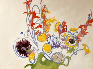 Bouquet C-LB343 Acrylic Painting by Lila Bacon 2 06-2020 30x40
