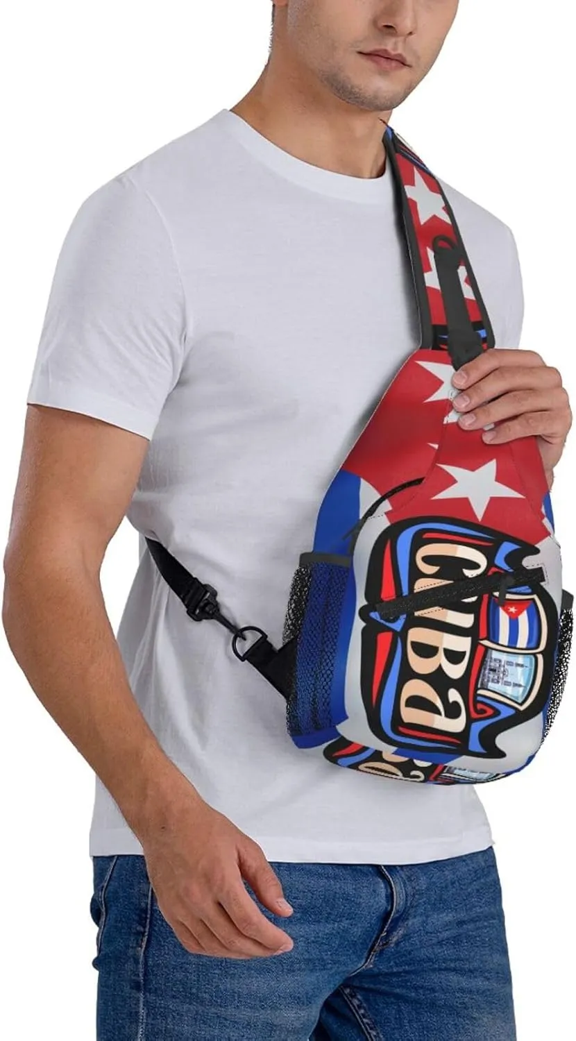 Bow Hunting American Flag Archery Bowhunter Camouflage Sling Bag Chest Bags Crossbody Bag Travel Shoulder Backpack