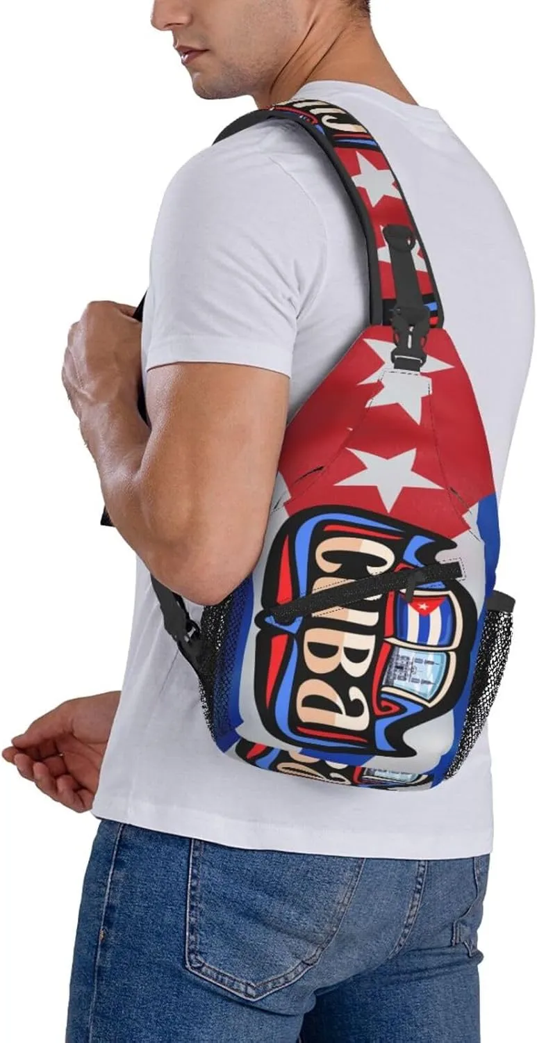 Bow Hunting American Flag Archery Bowhunter Camouflage Sling Bag Chest Bags Crossbody Bag Travel Shoulder Backpack