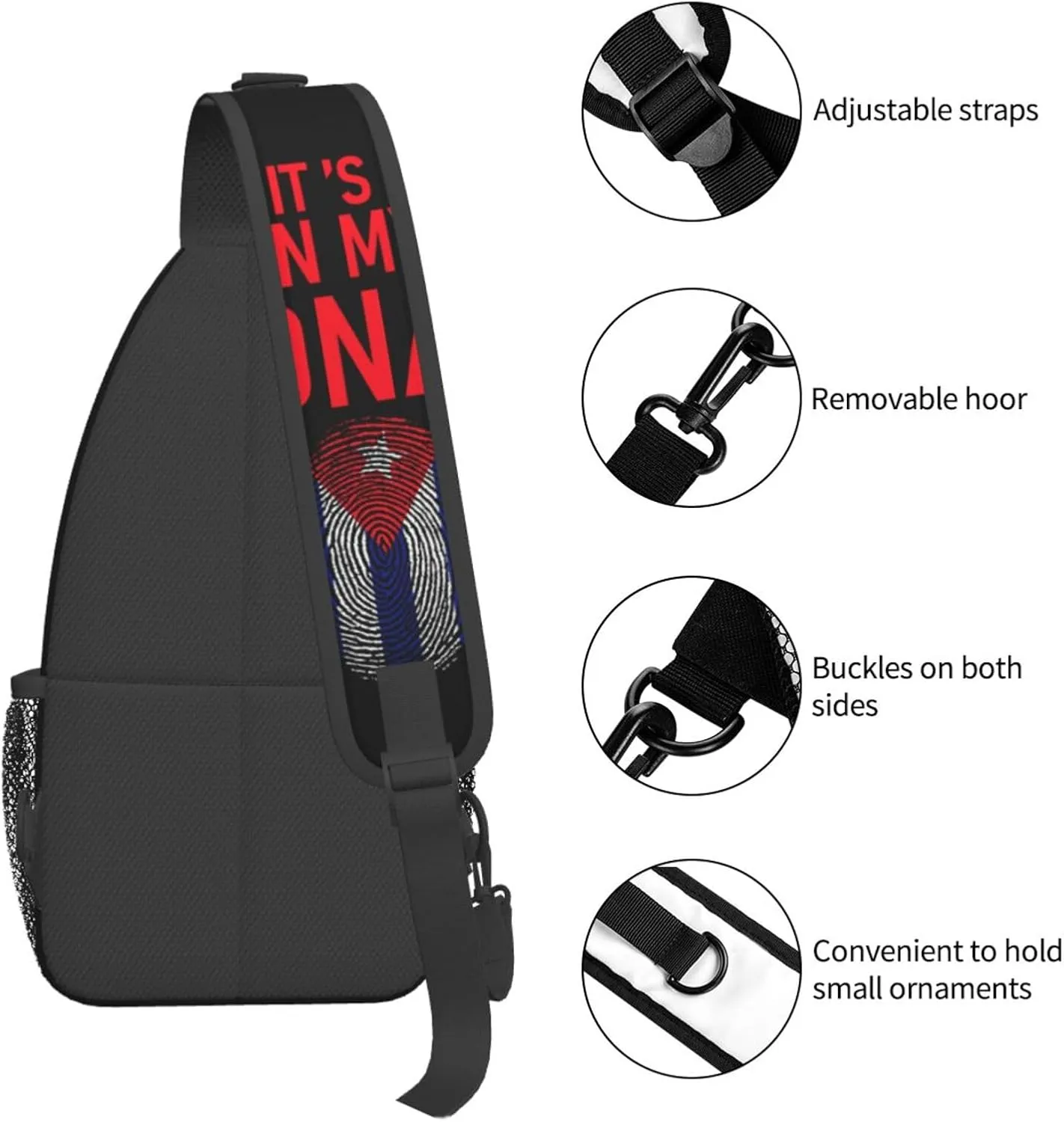 Bow Hunting American Flag Archery Bowhunter Camouflage Sling Bag Chest Bags Crossbody Bag Travel Shoulder Backpack