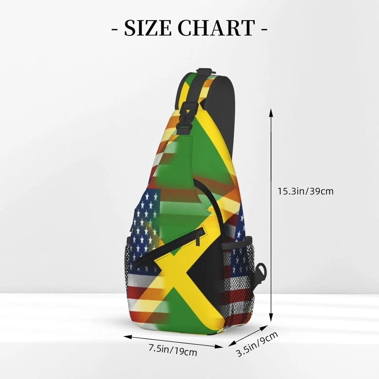 Bow Hunting American Flag Archery Bowhunter Camouflage Sling Bag Chest Bags Crossbody Bag Travel Shoulder Backpack