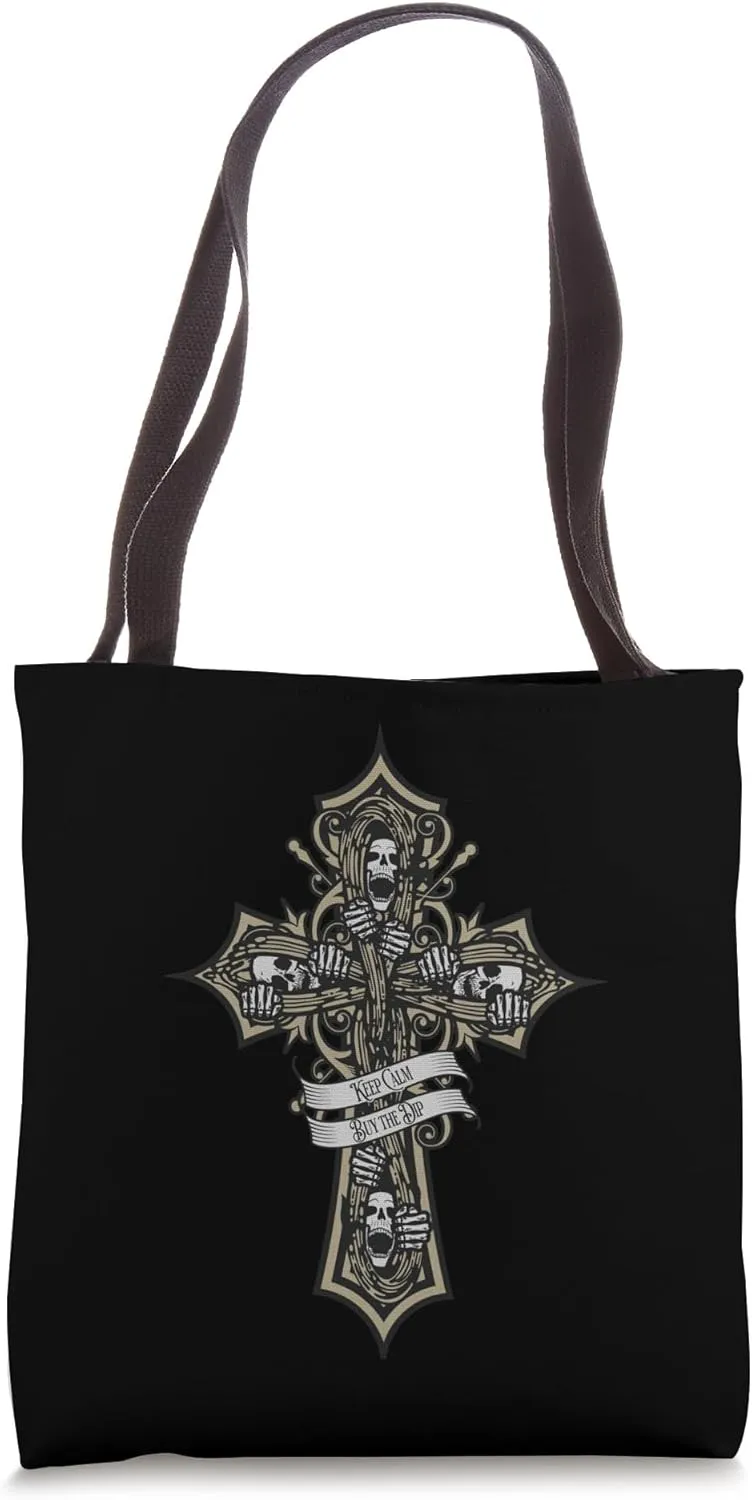Buy the Dip, Stock Market, Bearish Bullish, Celebrate a Dip Tote Bag