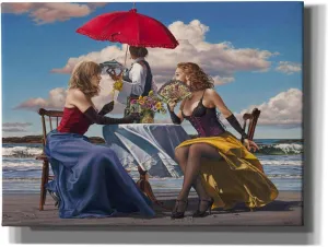'Cafe Oceanus' by Paul Kelley, Canvas Wall Art, 54"x40"