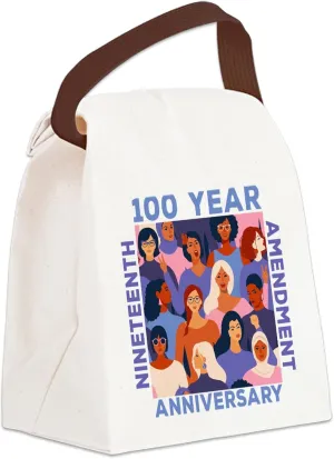 CafePress 19Th Amendment 100Th Anniversary Canvas Lunch Bag with Strap Handle