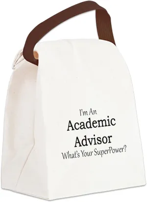 CafePress Academic Advisor Canvas Lunch Bag with Strap Handle