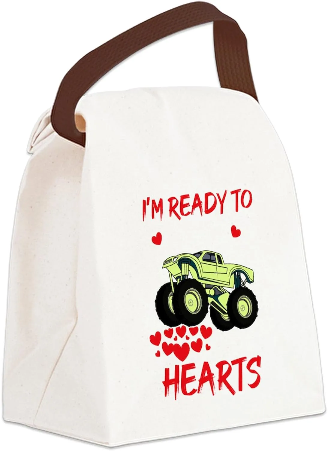 CafePress I'M Ready To Crush Devil Mons Canvas Lunch Bag with Strap Handle
