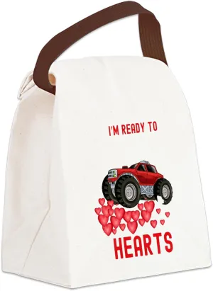 CafePress I'M Ready To Crush Sports Mon Canvas Lunch Bag with Strap Handle