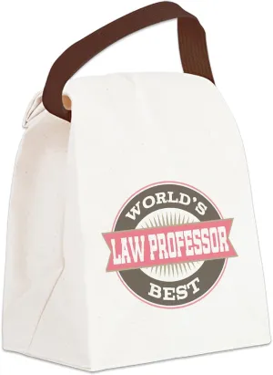 CafePress Law Professor Gift Canvas Lunch Bag with Strap Handle