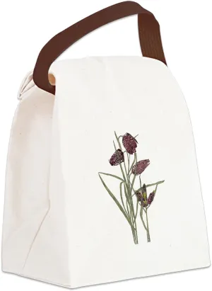 CafePress Mackintosh Tulip Design Canvas Lunch Bag with Strap Handle
