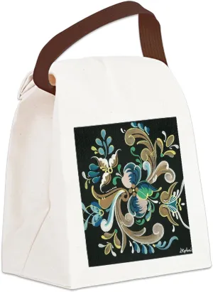 CafePress Modern Norway Canvas Lunch Bag with Strap Handle