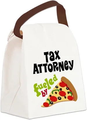 CafePress Tax Attorney Gift Canvas Lunch Bag with Strap Handle