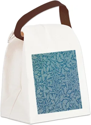 CafePress William Morris Acorn Design Canvas Lunch Bag with Strap Handle
