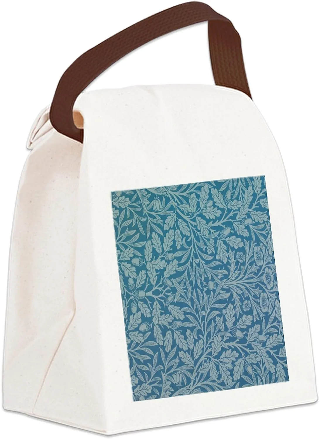 CafePress William Morris Acorn Design Canvas Lunch Bag with Strap Handle