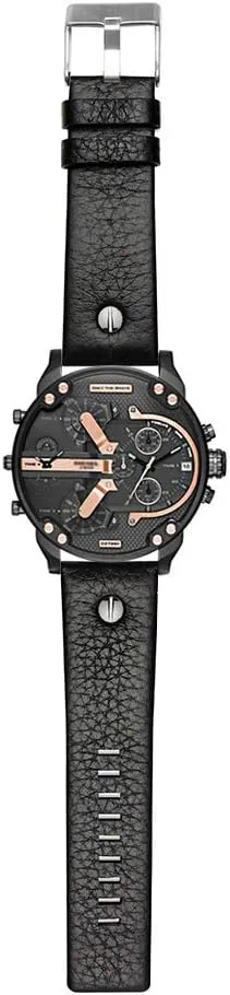 Calfskin Leather Watch Band Suitable for Men's Diesel Watches