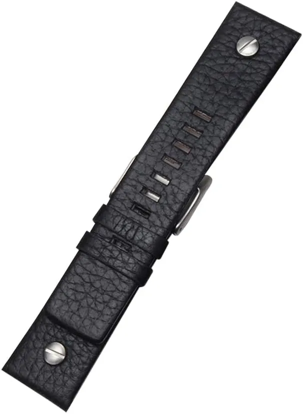 Calfskin Leather Watch Band Suitable for Men's Diesel Watches