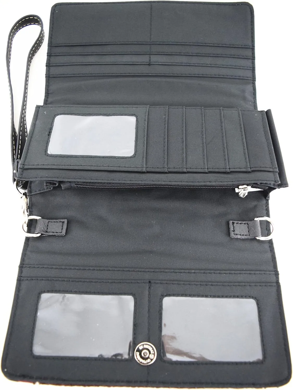 Camouflage Buckle Western Style Country Purse Single Shoulder Bags Clutch Women Blocking Wristlet Wallet