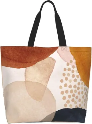 Camouflage Camo Large Tote Bag Casual Shoulder Bags Reusable Grocery Handbag For Women Travel Shopping Gym