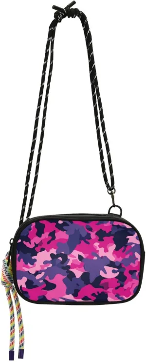 Camouflage Reddish Peach Purple Black Crossbody Bags Women Comfort with Credit Card Slots Cell Phone Purse Have a meal carteras elegantes para mujer