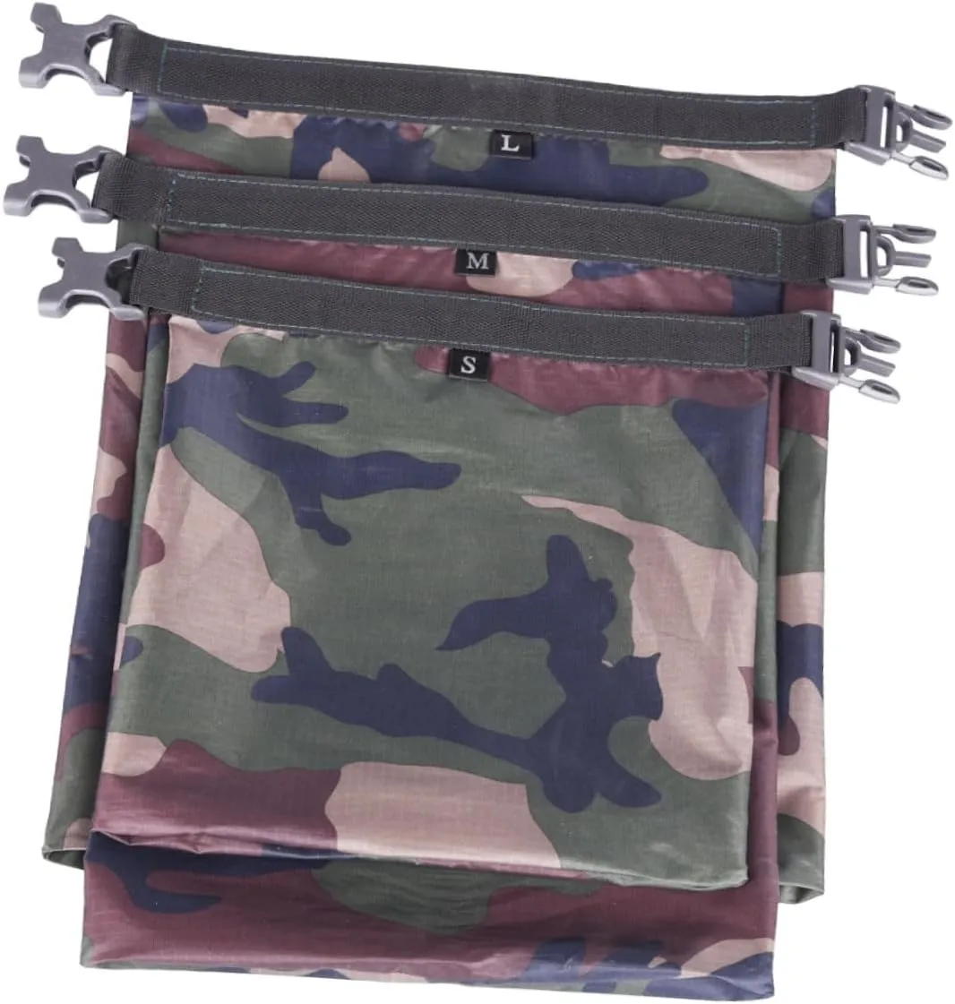 Camping Storage Container 6pcs Waterproof Dry Bags for Outdoor Activities Soft Rip-stop Fabric Watertight Seams