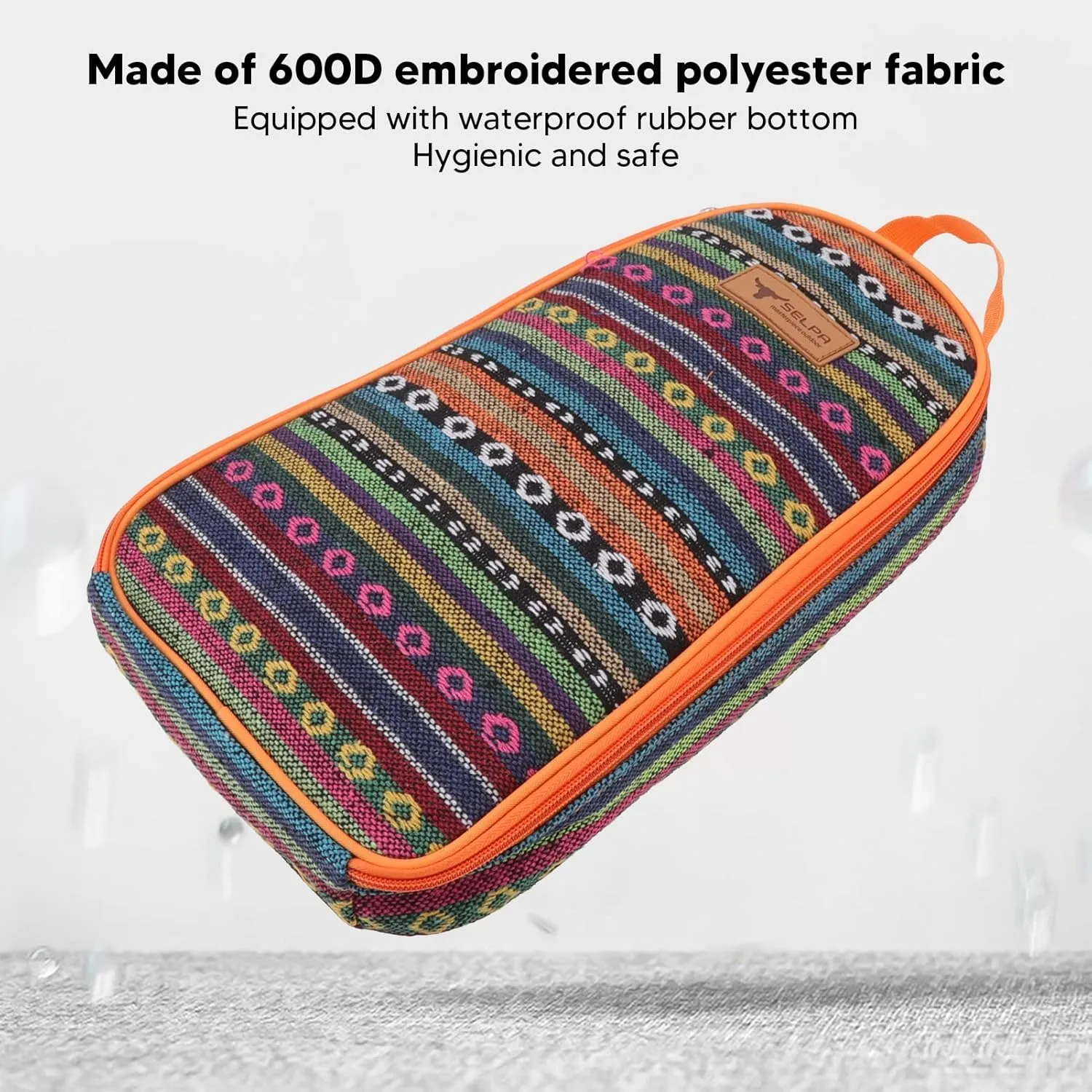 Camping Travel Cooking Utensils Organizer Travel Bag, Camping Cookware Storage Bag Portable Pouch Outdoor Large Space Cookware Kit Bag