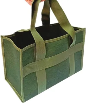 Canvas Tool Bag Large Capacity Wide Mouth Tool Bag Storage Bags for Men Multifunction Wear Resistant Organizers Handbag