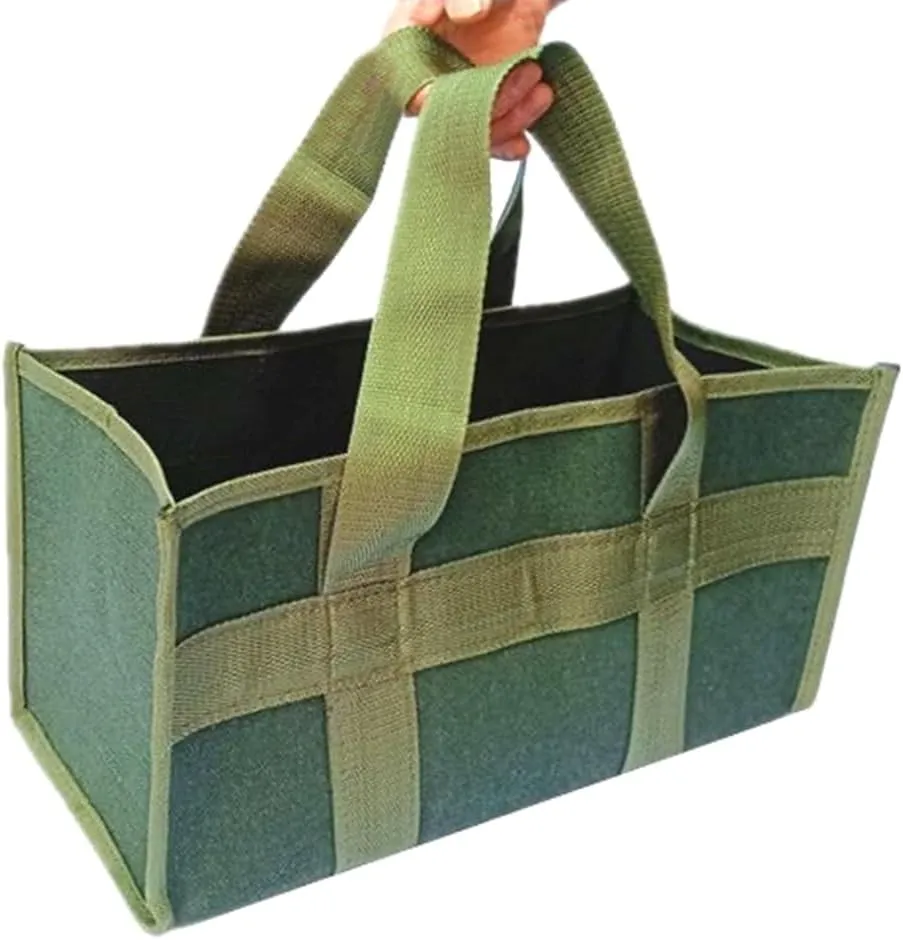 Canvas Tool Bag Large Capacity Wide Mouth Tool Bag Storage Bags for Men Multifunction Wear Resistant Organizers Handbag