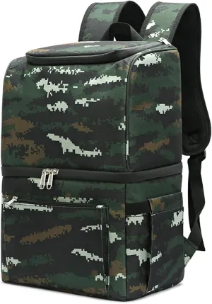 Car Camping Coolers for Saab 9-2X/9-3/9-4X/9-5/9-7X/90/900/9000, Waterproof Portable Cooler, Leak Proof Picnic Insulated Bag, Ultra-Light Premium Ice Chest Box,F-Rainforest Camouflage