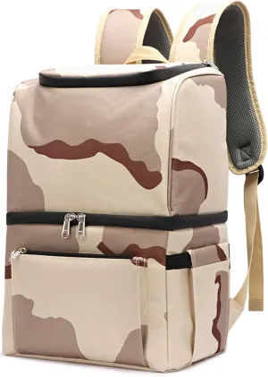 Car Camping Coolers for Volkswagen CC/Jetta/Lupo/Sharan/Vento, Waterproof Portable Cooler, Leak Proof Picnic Insulated Bag, Ultra-Light Premium Ice Chest Box,D-Desert Camouflage