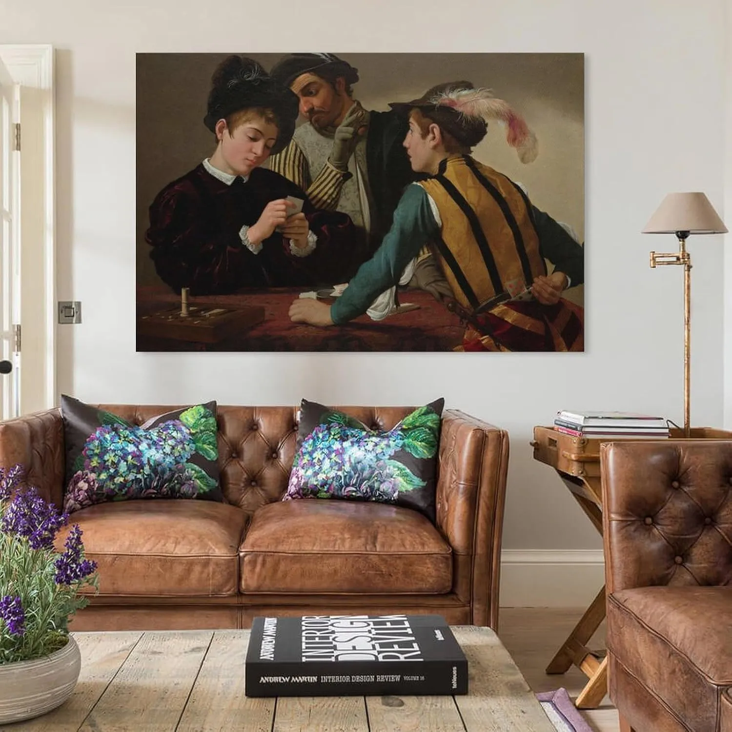 Caravage The Cardsharps Poster Canvas Art Poster And Wall Art Picture Print Modern Family Bedroom Decor Posters 12x18inch(30x45cm)