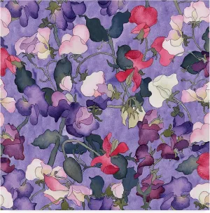 Carissa Luminess 'Sweet Peas Pattern Light' Canvas Art