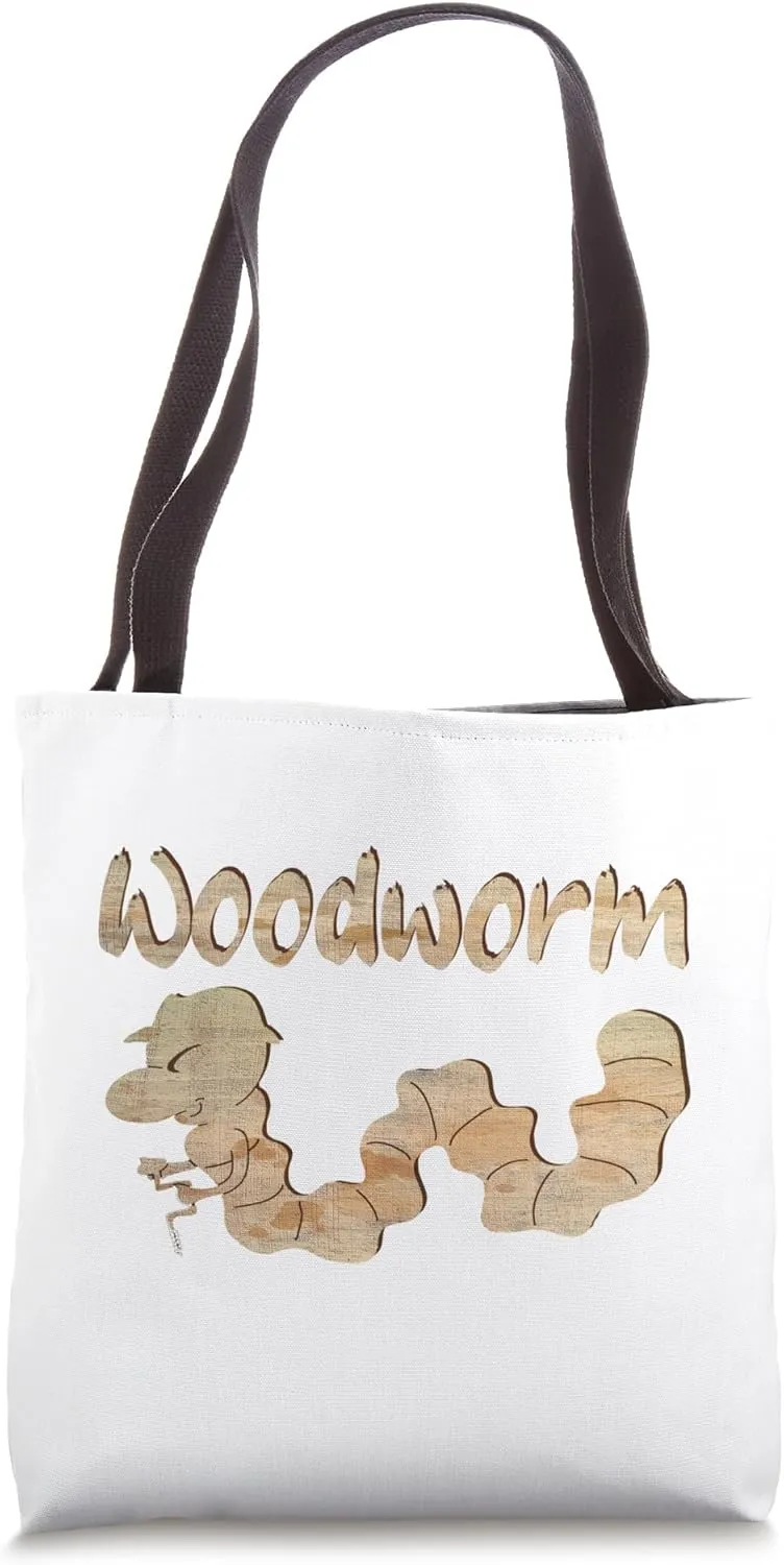 Carpenter Joiner Craftsman Handyman Wood Artist Woodworm Tote Bag