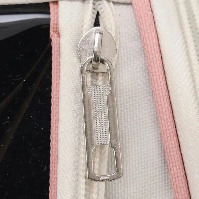 Cat Dog Bag Pet Outing Portable Backpack Breathable Side Large Space