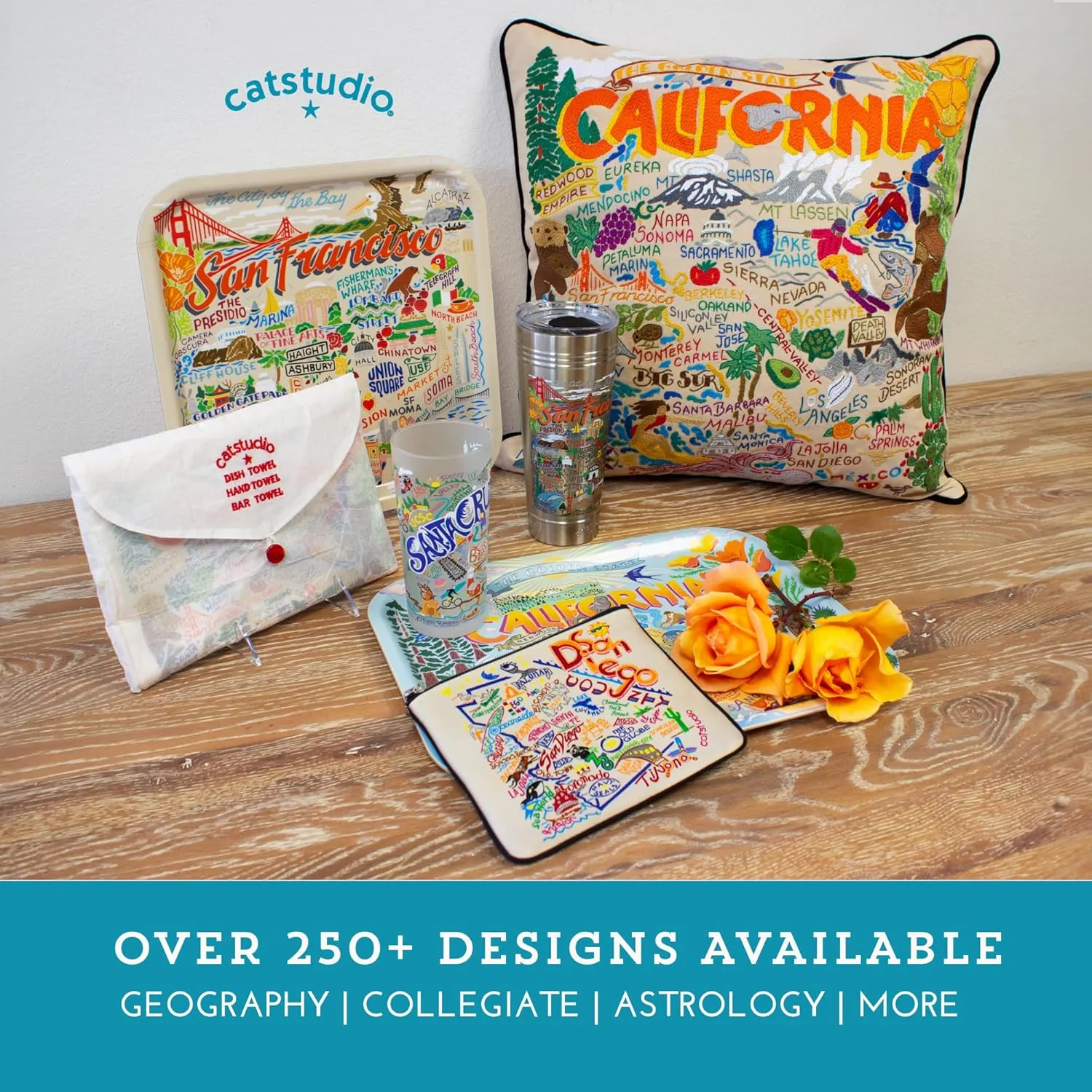 Catstudio Zipper Pouch, University of Georgia Travel Toiletry Bag, 5 x 7, Ideal Makeup Bag, Dog Treat Pouch, or Purse to Organize Supplies for Grads & Alumi