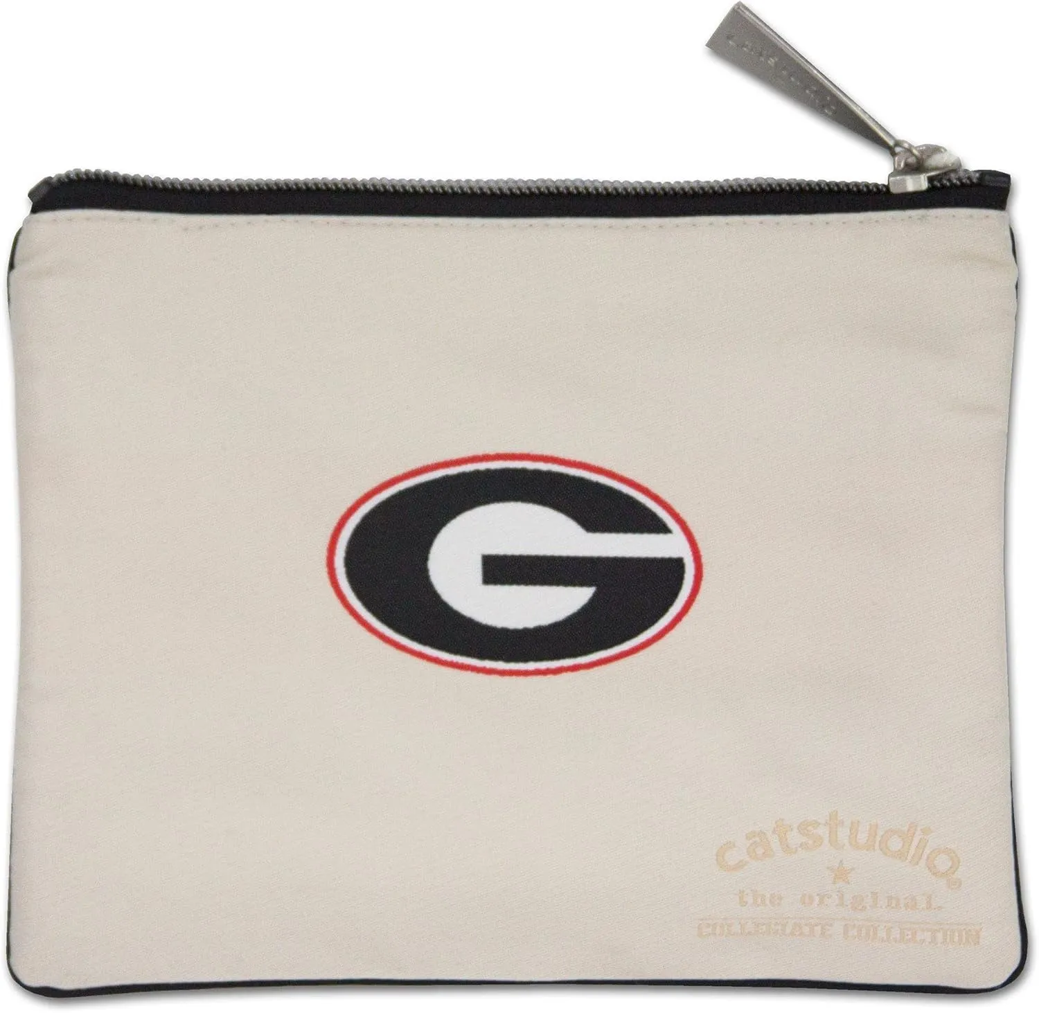 Catstudio Zipper Pouch, University of Georgia Travel Toiletry Bag, 5 x 7, Ideal Makeup Bag, Dog Treat Pouch, or Purse to Organize Supplies for Grads & Alumi