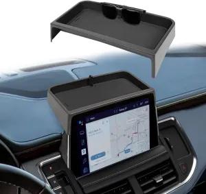 Center Console Dash Storage Tray Compatible with 2021 2022 2023 2024 GMC Yukon/Chevy Suburban/Tahoe Center Console Organizer Storage Box Interior Insert Accessories (Not for Denali)
