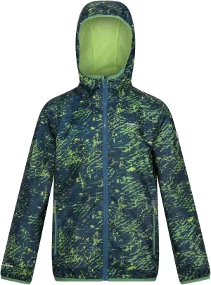 Childrens/Kids Lever Printed Packaway Waterproof Jacket