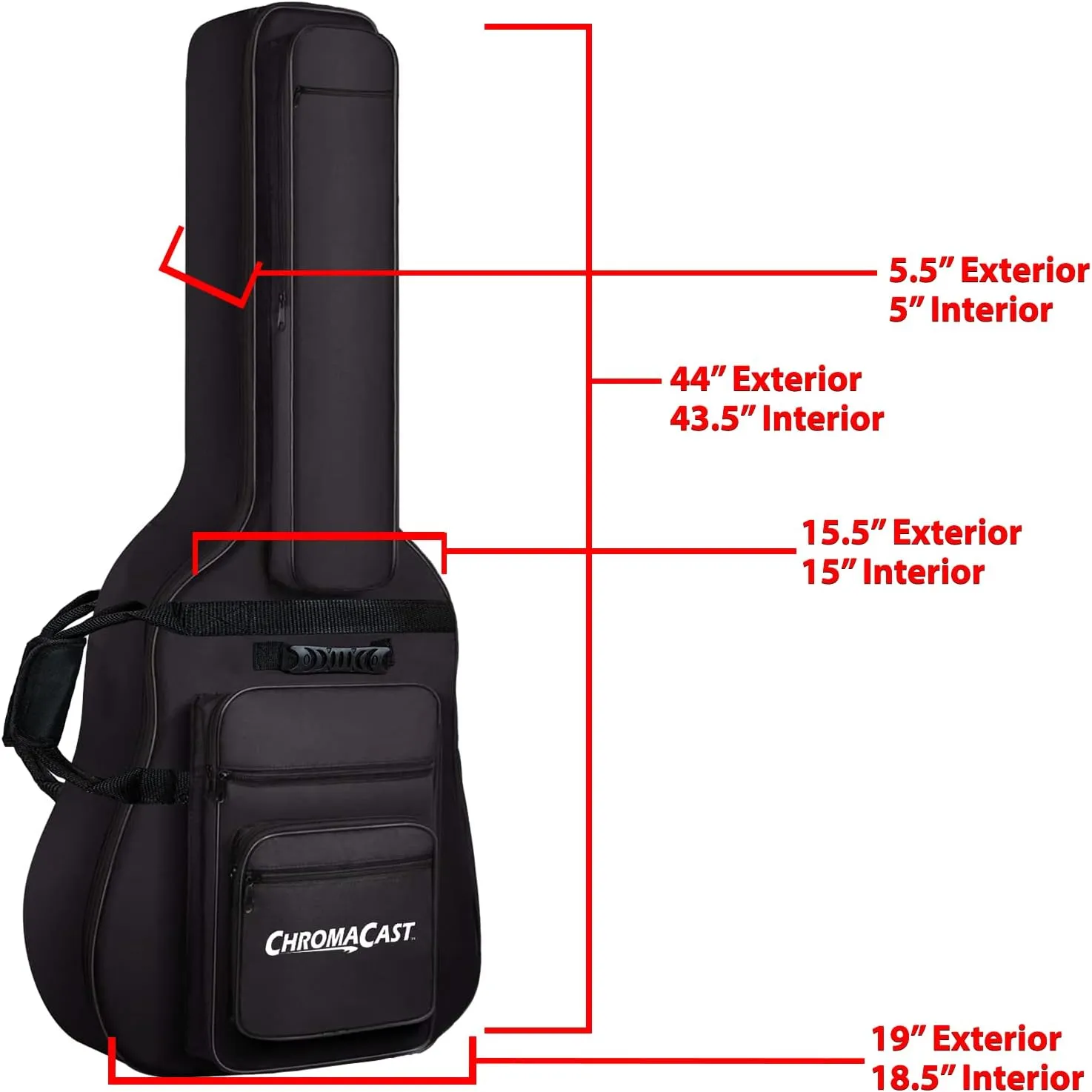 ChromaCast Guitar Padded Gig Bag