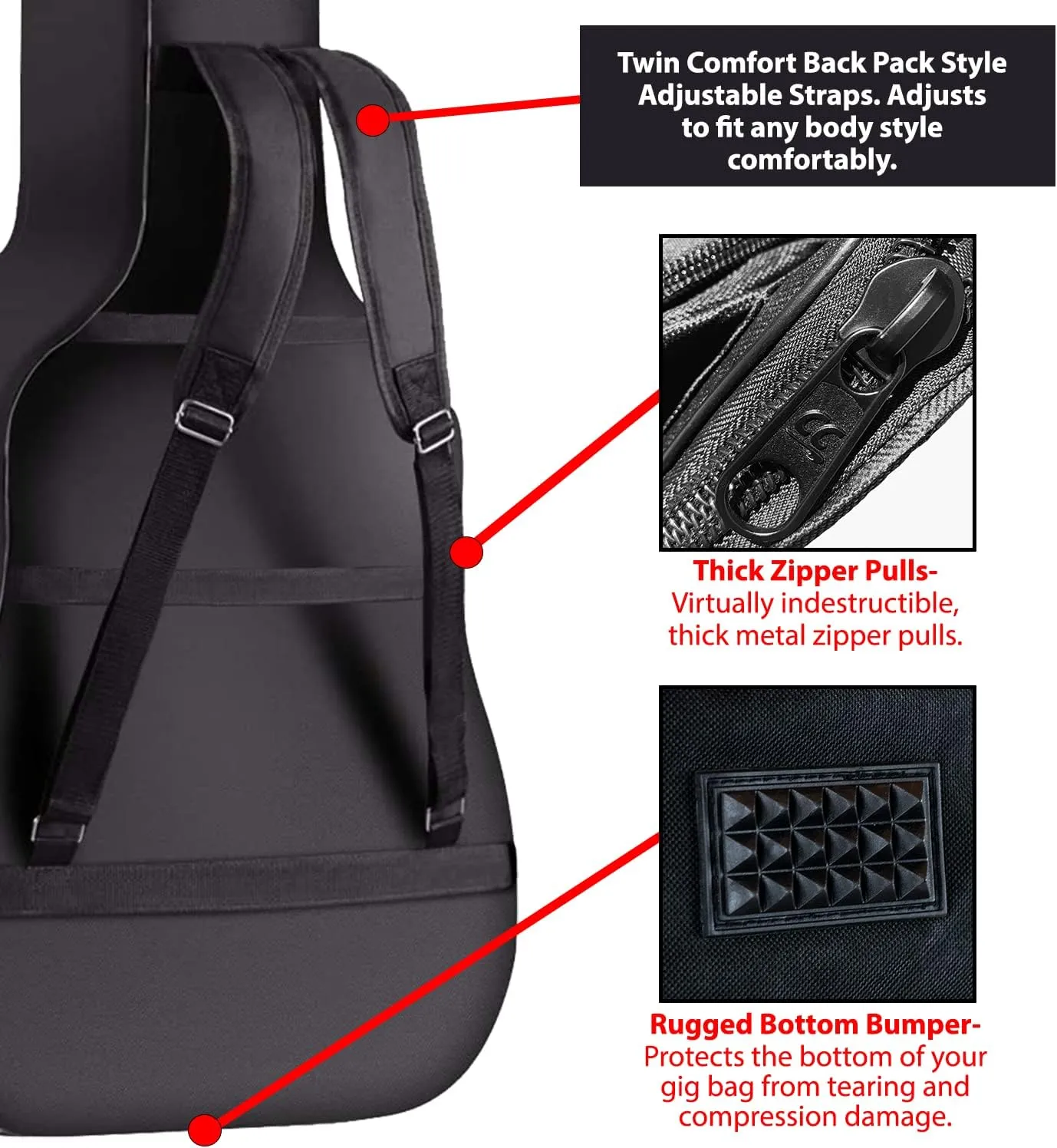 ChromaCast Guitar Padded Gig Bag