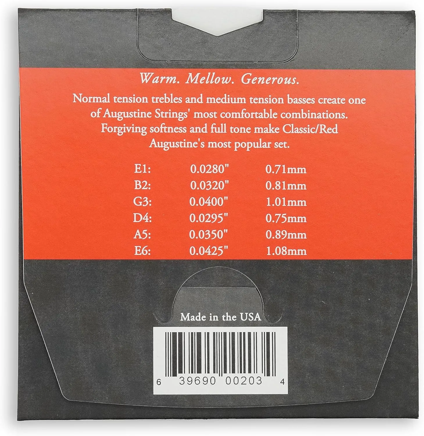 Classic Red - Medium Tension Classical Guitar Strings 3-Pack